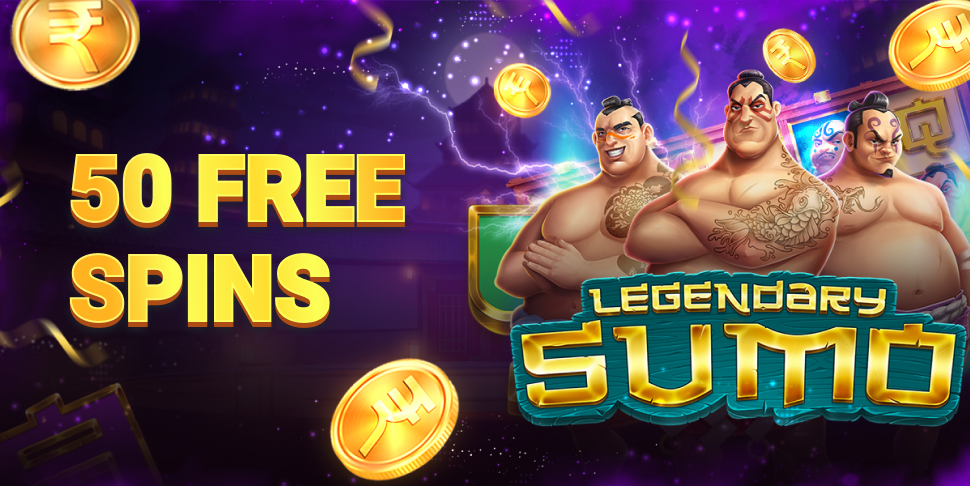 50 Free Spins in Legendary Sumo!